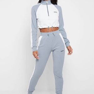 MANIERE DE VOIR PALE BLUE TRACKSUIT SET